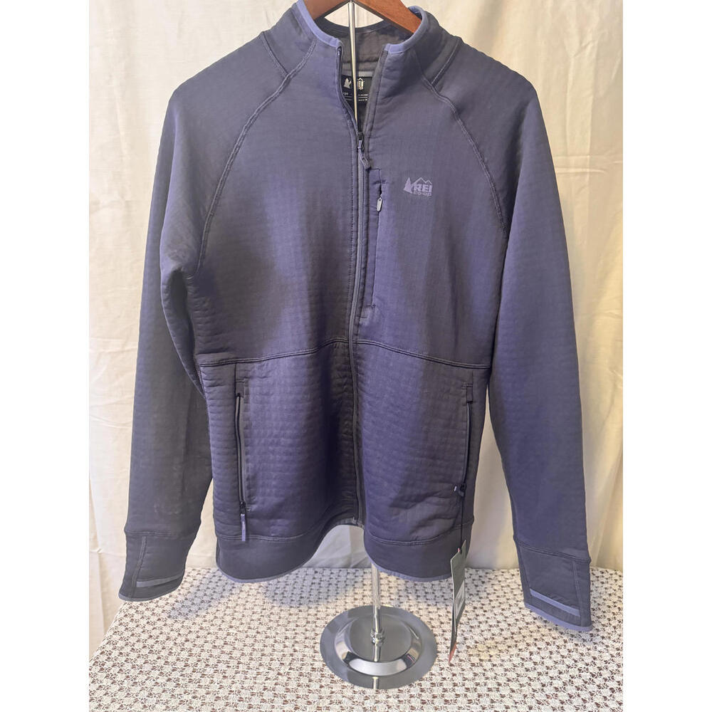 REI Co-op Women’s Flash Power‎ Air Jacket NWT Graystone Large Polartec Fleece